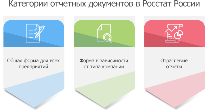 Категории отчетных документов в Росстат России